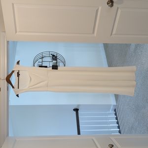 Lulu's white jumpsuit